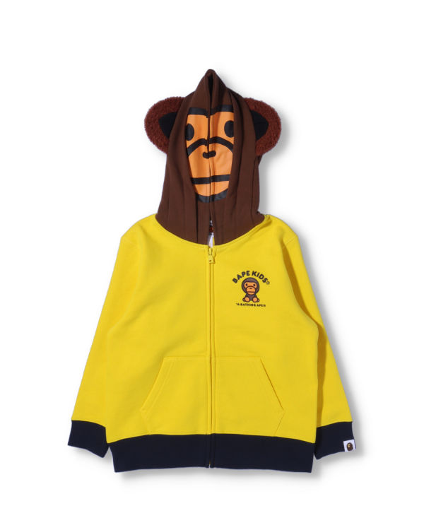 Bape Milo Friends Zip Mikiny S Kapucňou Detske Žlté | SK-4305