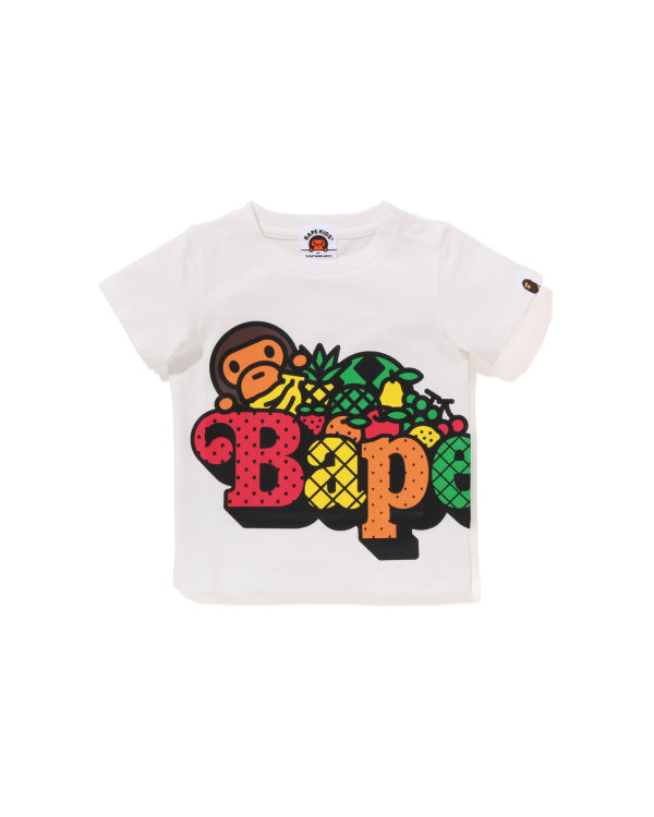 Bape Milo Fruit Tricko Detske Biele | SK-0162