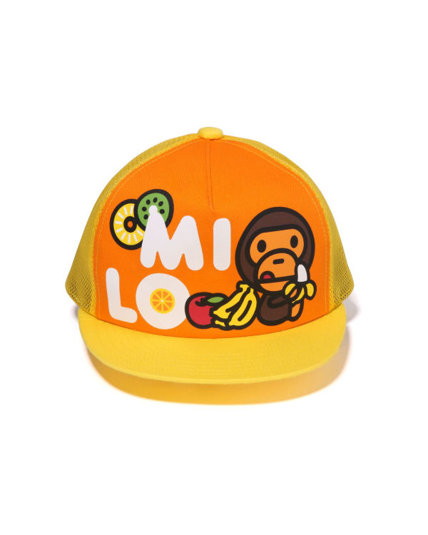 Bape Milo Fruits Mesh Caps Detske Oranžové | SK-7518