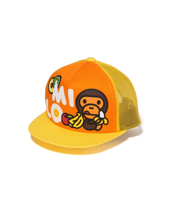 Bape Milo Fruits Mesh Caps Detske Oranžové | SK-7518