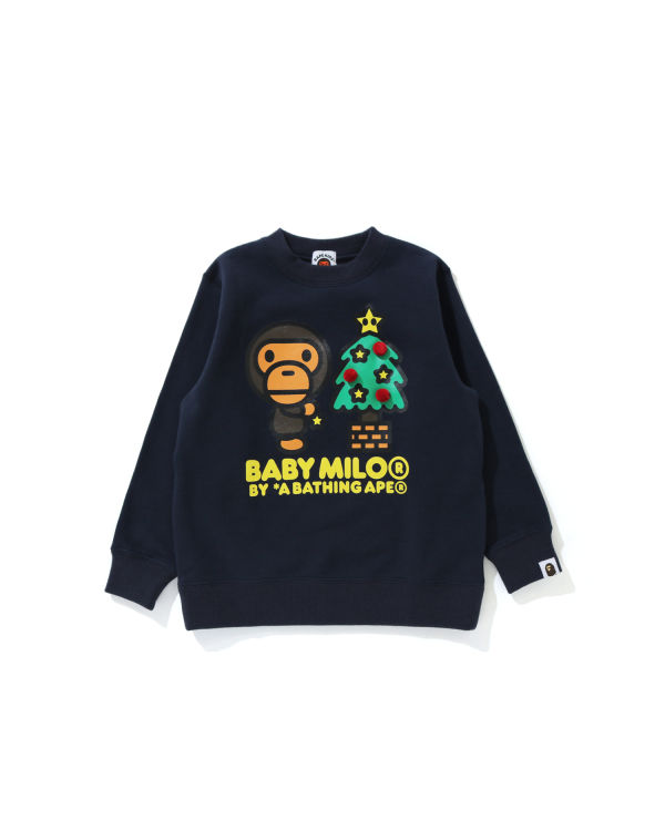 Bape Milo Glow In The Dark STA L/S Tricko Detske Čierne | SK-0581