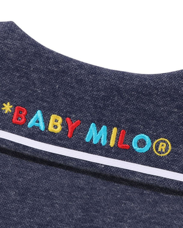 Bape Milo Jersey Denim Sailor Collar Body Detske Modre | SK-9523