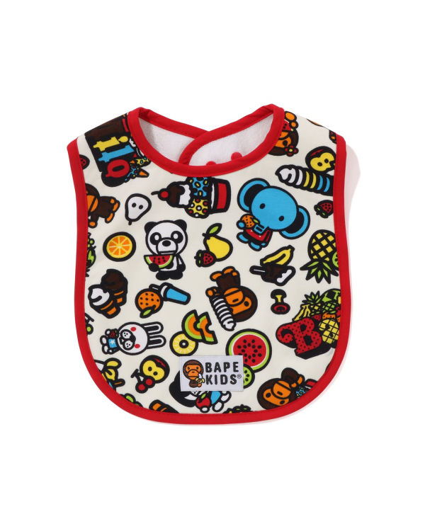 Bape Milo Mixed Fruit Bib Detske Krém | SK-1746