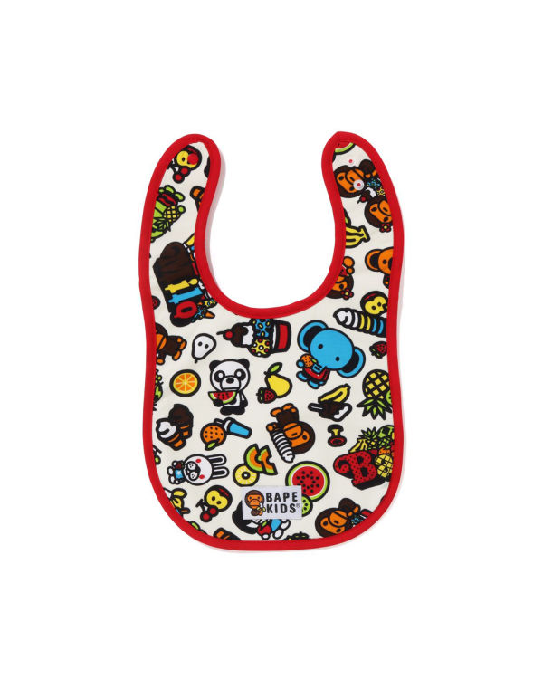 Bape Milo Mixed Fruit Bib Detske Krém | SK-1746