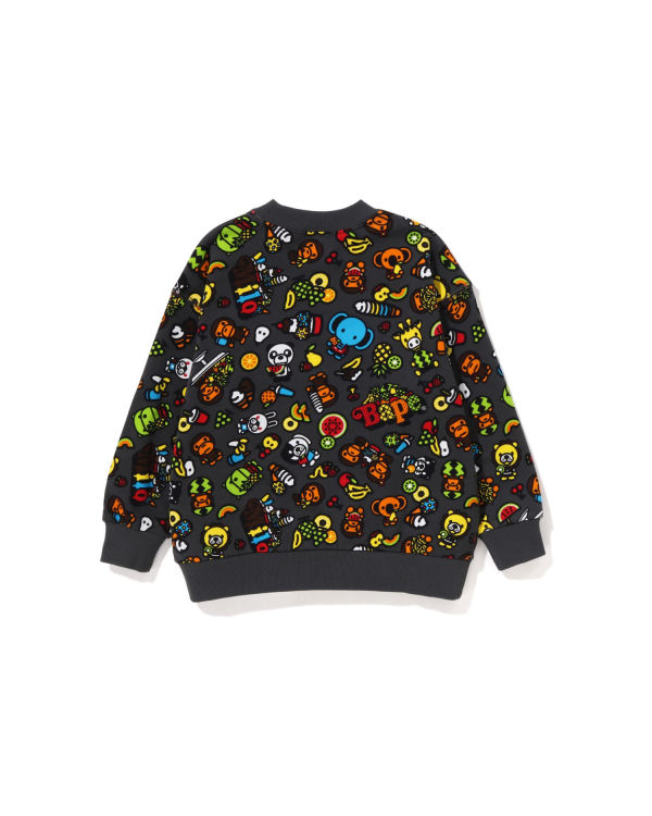 Bape Milo Mixed Fruit Mikiny Detske Tmavo Siva | SK-4705