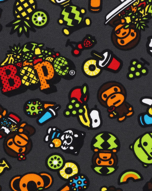 Bape Milo Mixed Fruit Mikiny Detske Tmavo Siva | SK-4705