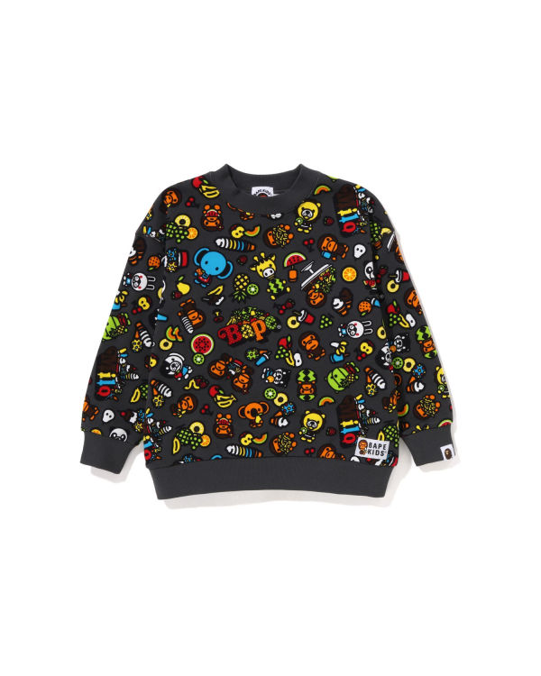 Bape Milo Mixed Fruit Mikiny Detske Tmavo Siva | SK-4705