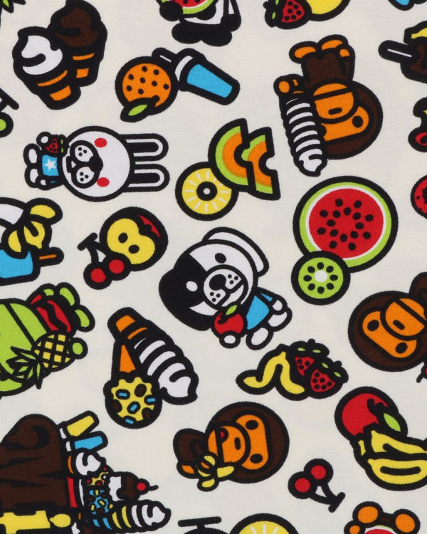 Bape Milo Mixed Fruit Rib Tricko Detske Krém | SK-3720