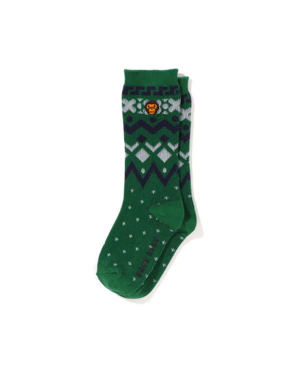 Bape Milo Nordic Ponozky Detske Tyrkysové | SK-3167