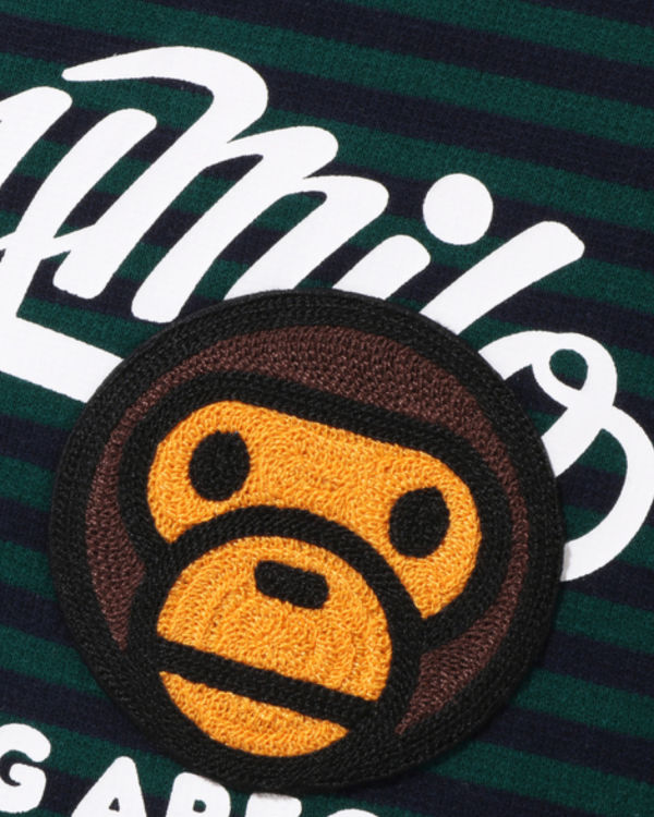 Bape Milo Patch Hoop Crewneck Mikiny Detske Tmavo Zelene | SK-1458