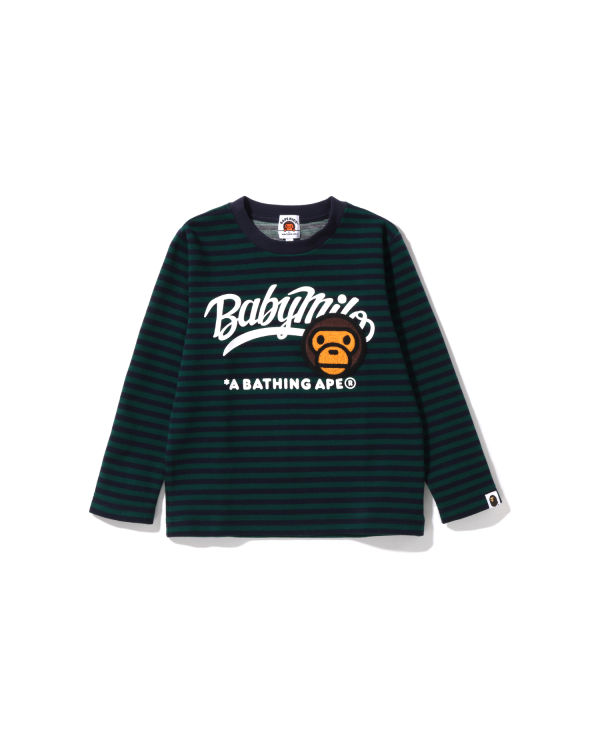 Bape Milo Patch Hoop Crewneck Mikiny Detske Tmavo Zelene | SK-1458