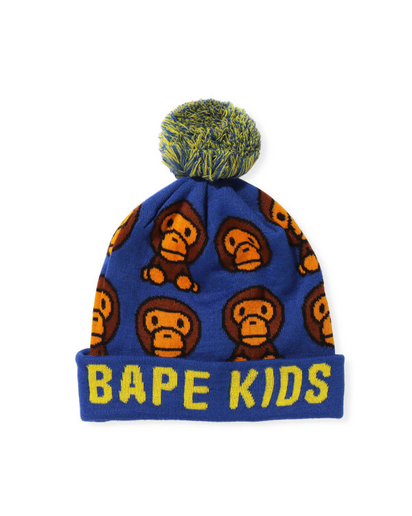 Bape Milo Pattern Caps Detske Modre | SK-3261