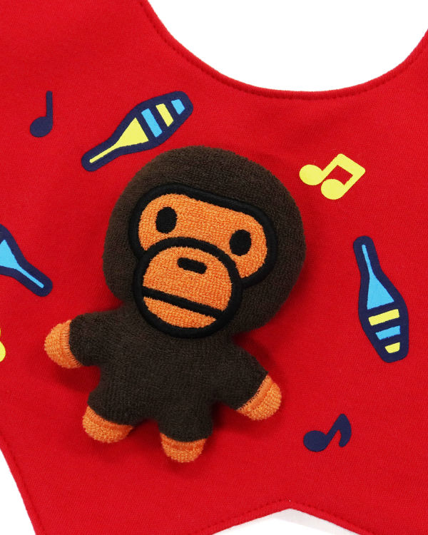 Bape Milo Plush Doll Bib Detske Svetlo Červené | SK-8062