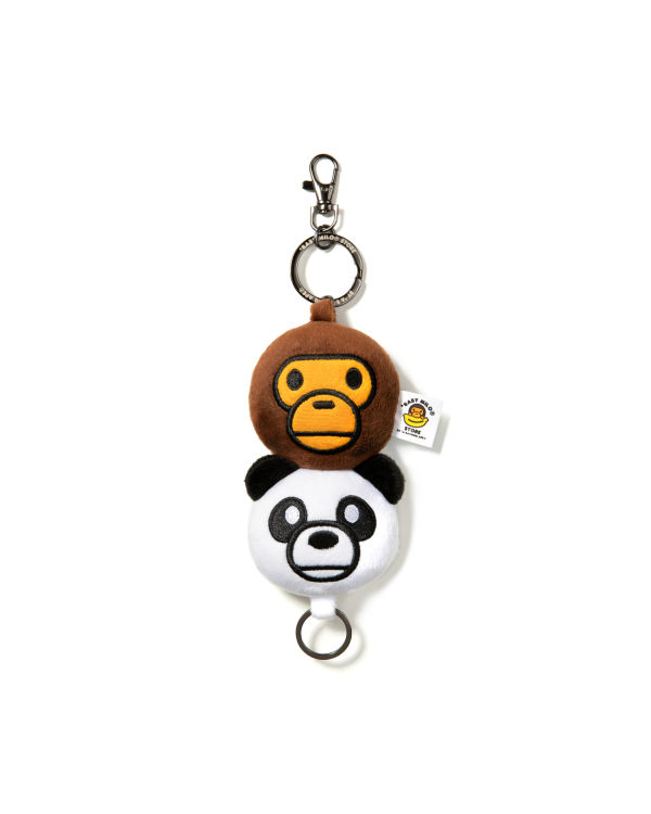 Bape Milo Plush Krúžky na kľúče Panske Biele | SK-0415