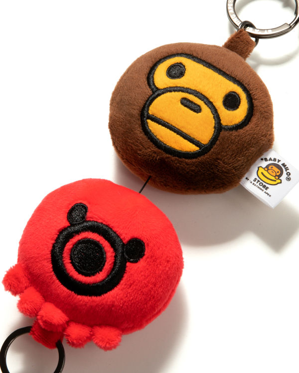 Bape Milo Plush Krúžky na kľúče Panske Svetlo Červené | SK-5620