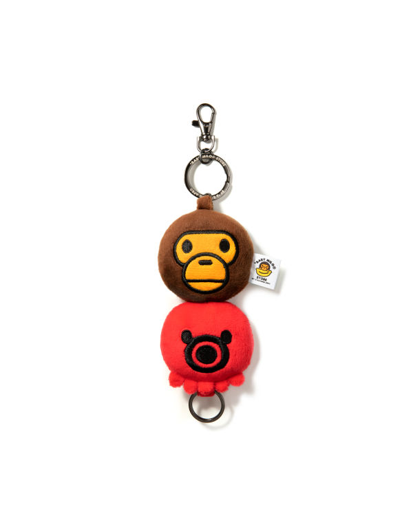 Bape Milo Plush Krúžky na kľúče Panske Svetlo Červené | SK-5620