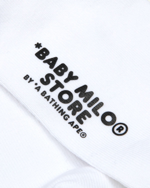 Bape Milo Ponozky Damske Biele | SK-1048