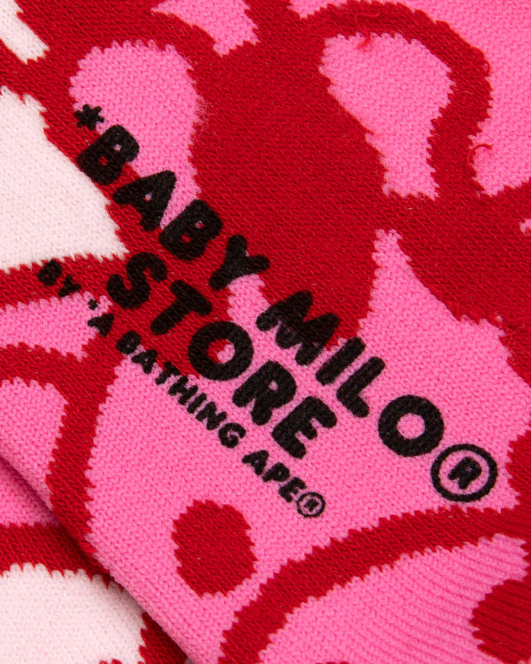 Bape Milo Ponozky Damske Ruzove | SK-9482