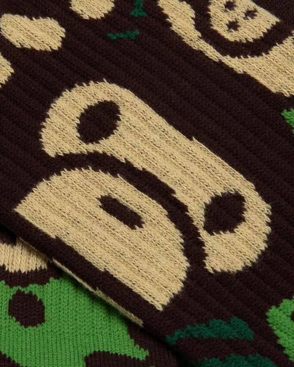 Bape Milo Ponozky Damske Zelene | SK-4953