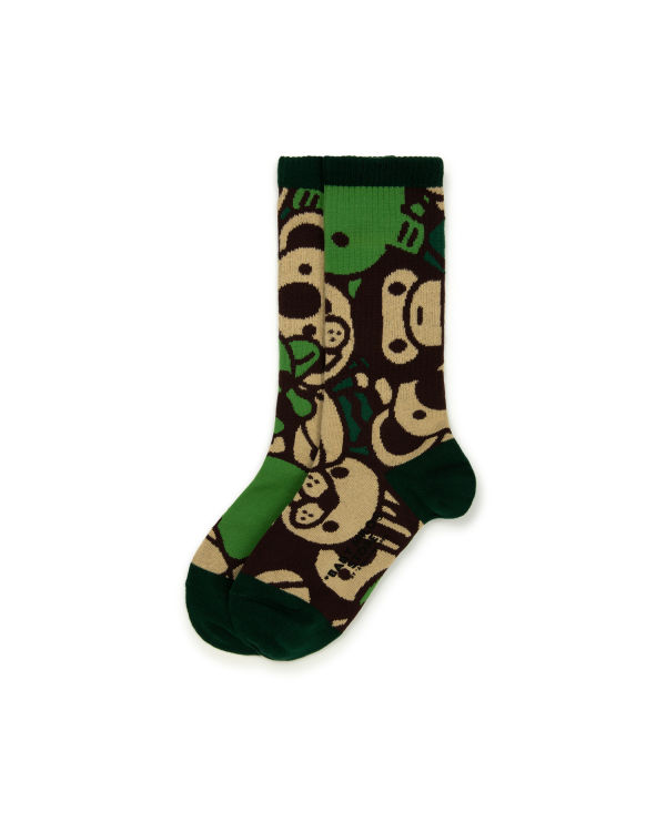 Bape Milo Ponozky Damske Zelene | SK-4953