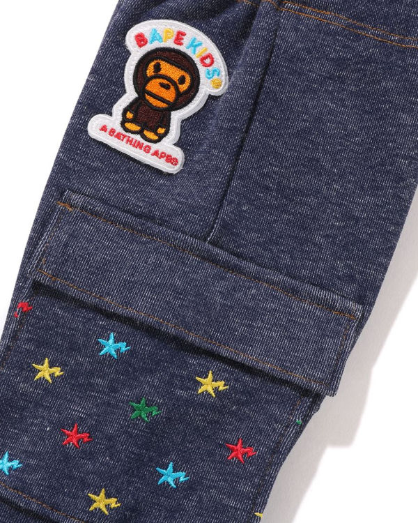Bape Milo STA Jersey Džínsy Detske Modre | SK-7395