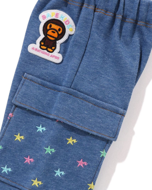 Bape Milo STA Jersey Džínsy Detske Modre | SK-8314
