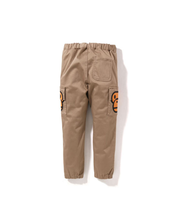 Bape Milo Side Pocket Face Nohavice Detske Béžové | SK-9785