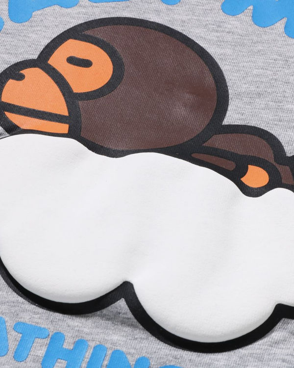 Bape Milo Sleep On Cloud L/S Tricko Detske Siva | SK-0489