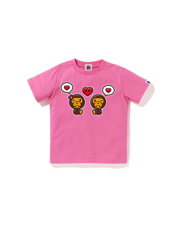 Bape Milo Speech Balloon #1 Tricko Detske Ruzove | SK-0457