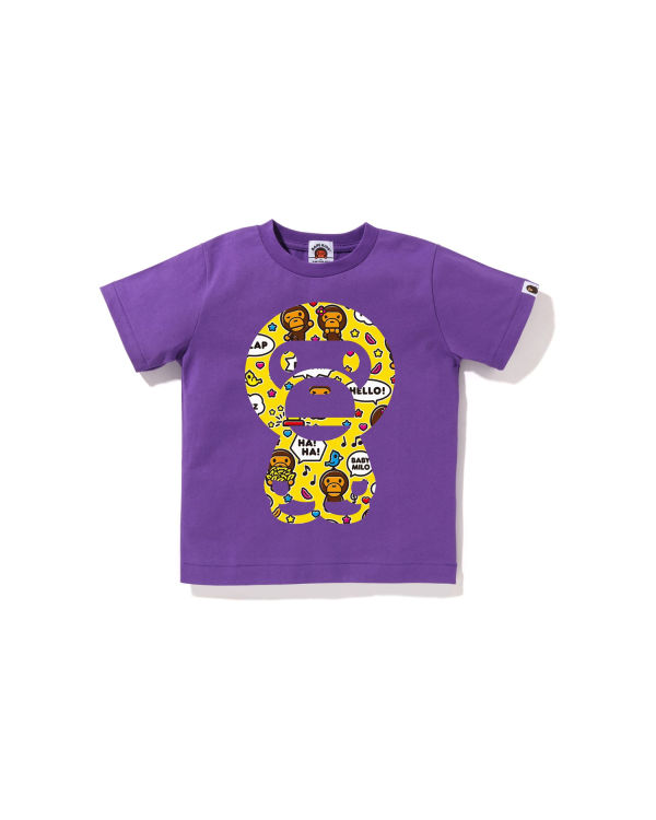 Bape Milo Speech Balloon Big Milo Tricko Detske Nachový | SK-6498