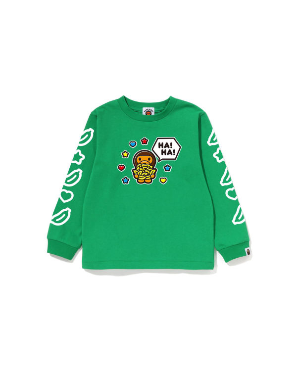 Bape Milo Speech Balloon L/S #1 Tricko Detske Mätové | SK-3419