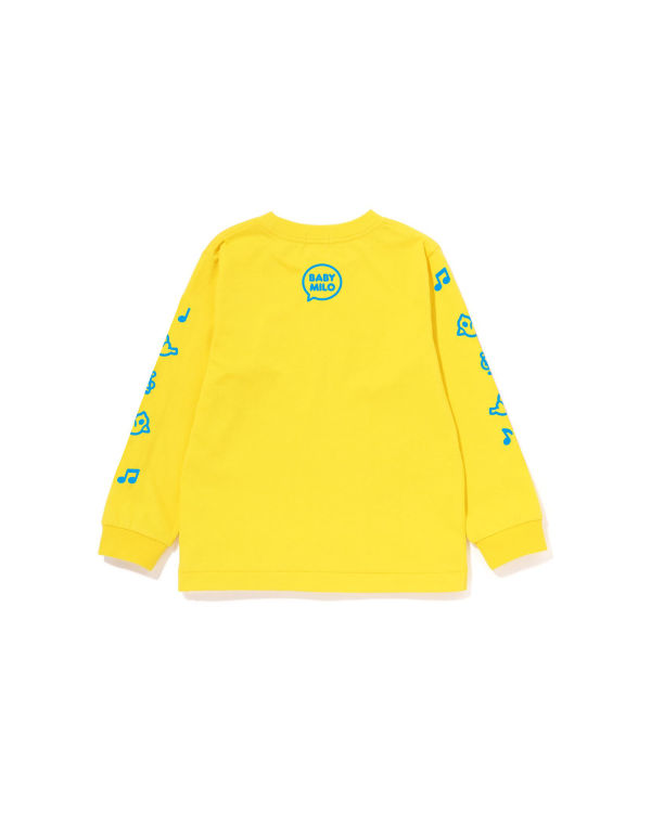Bape Milo Speech Balloon L/S #2 Tricko Detske Žlté | SK-3087