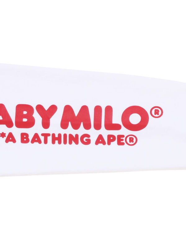 Bape Milo Speech Balloon L/S #3 Tricko Detske Biele | SK-3864