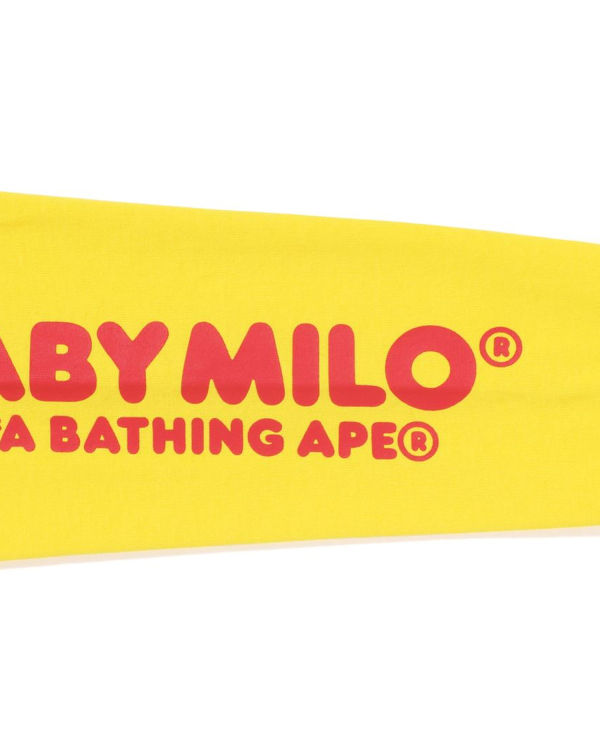 Bape Milo Speech Balloon L/S #3 Tricko Detske Žlté | SK-6508