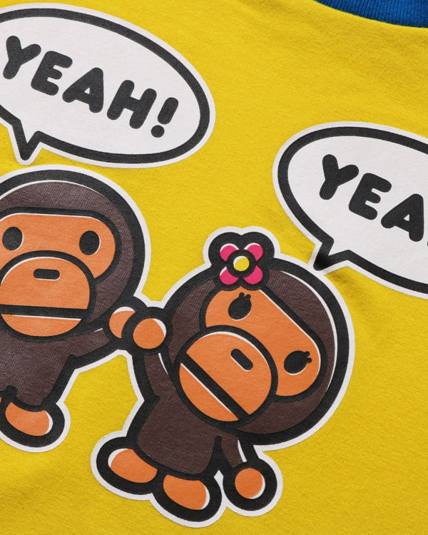 Bape Milo Speech Balloon Milo Lisa Tricko Detske Žlté | SK-5479
