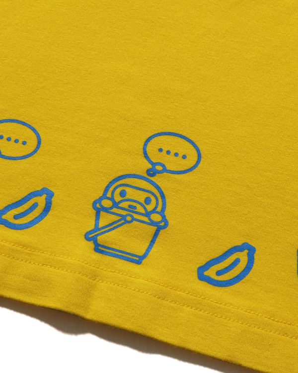 Bape Milo Speech Balloon Milo Lisa Tricko Detske Žlté | SK-5479