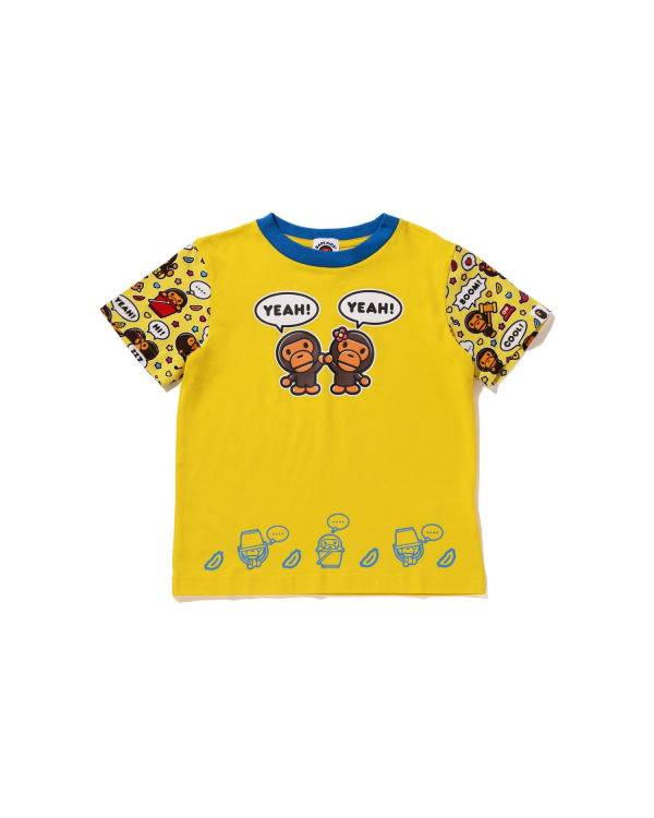 Bape Milo Speech Balloon Milo Lisa Tricko Detske Žlté | SK-5479