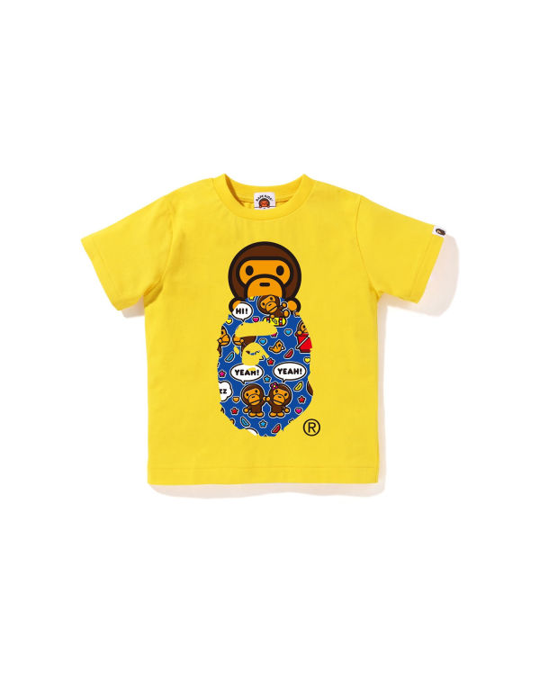 Bape Milo Speech Balloon Milo On Ape Head Tricko Detske Žlté | SK-3740