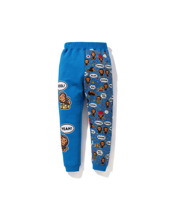 Bape Milo Speech Balloon Slim Nohavice Detske Modre | SK-0752