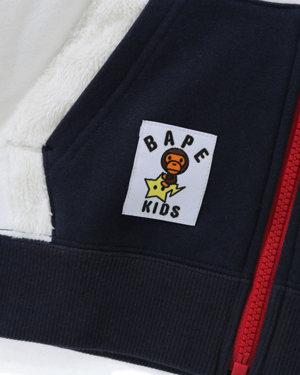 Bape Milo Star Zip Mikiny S Kapucňou Detske Tmavo Modre | SK-2417