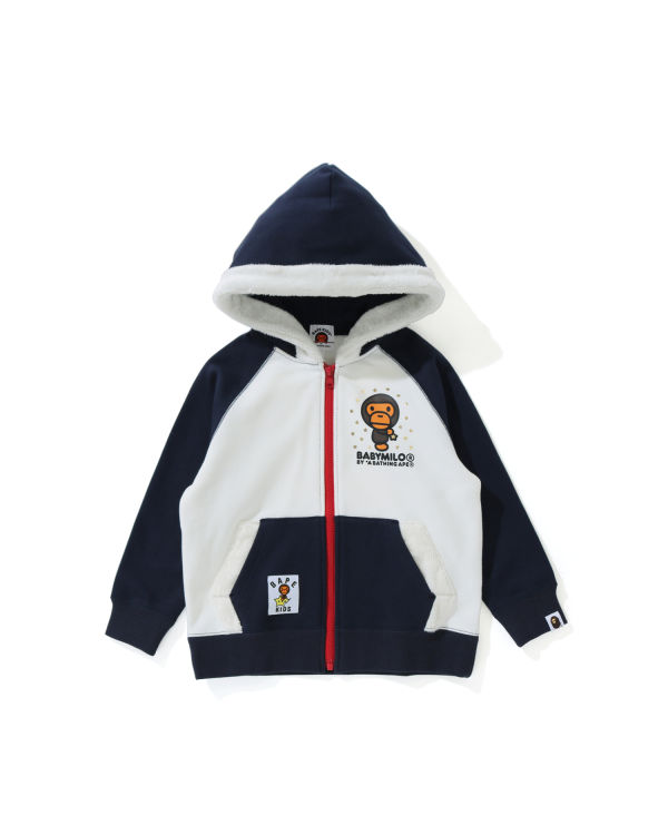 Bape Milo Star Zip Mikiny S Kapucňou Detske Tmavo Modre | SK-2417