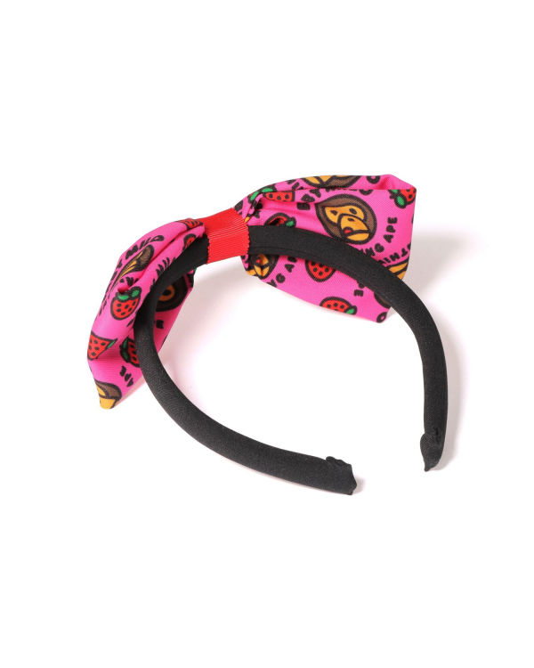 Bape Milo Strawberry Ribbon Vlasové Doplnky Detske Ruzove | SK-8495