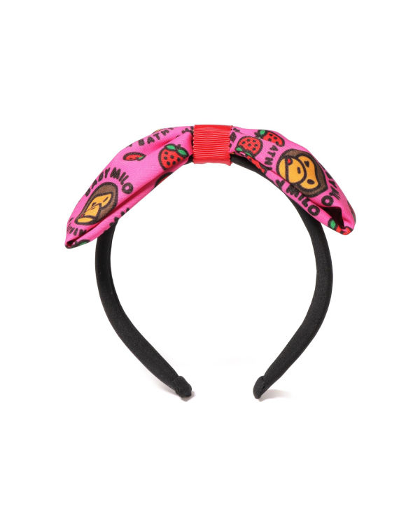 Bape Milo Strawberry Ribbon Vlasové Doplnky Detske Ruzove | SK-8495