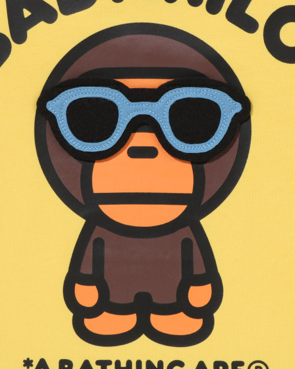 Bape Milo Sunglass Patched Tricko Detske Žlté | SK-4978