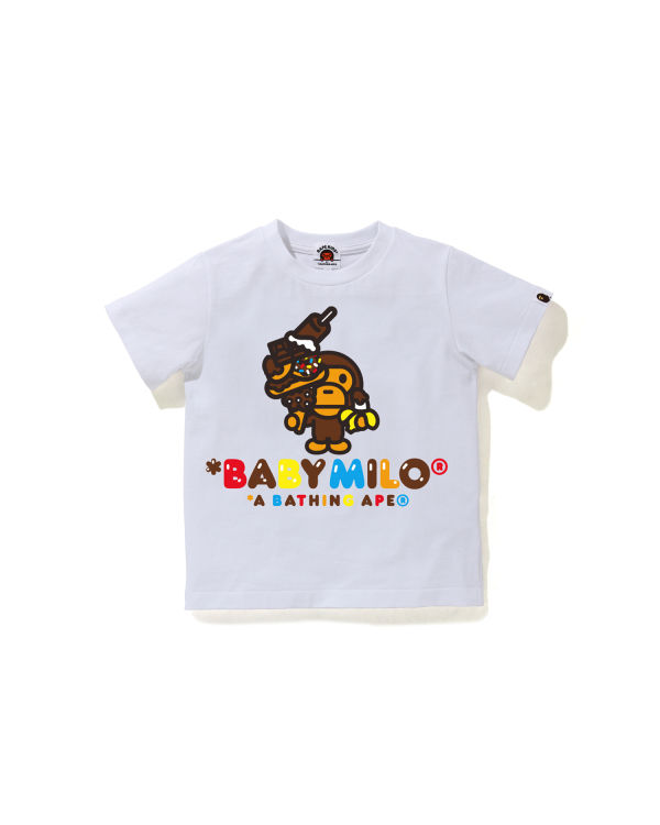 Bape Milo Sweets Tricko Detske Biele | SK-9132