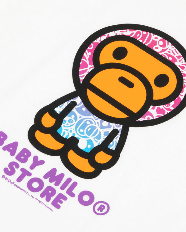 Bape Milo Tricko Damske Biele | SK-9054