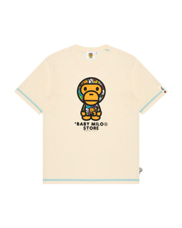 Bape Milo Tricko Panske Biele | SK-3108