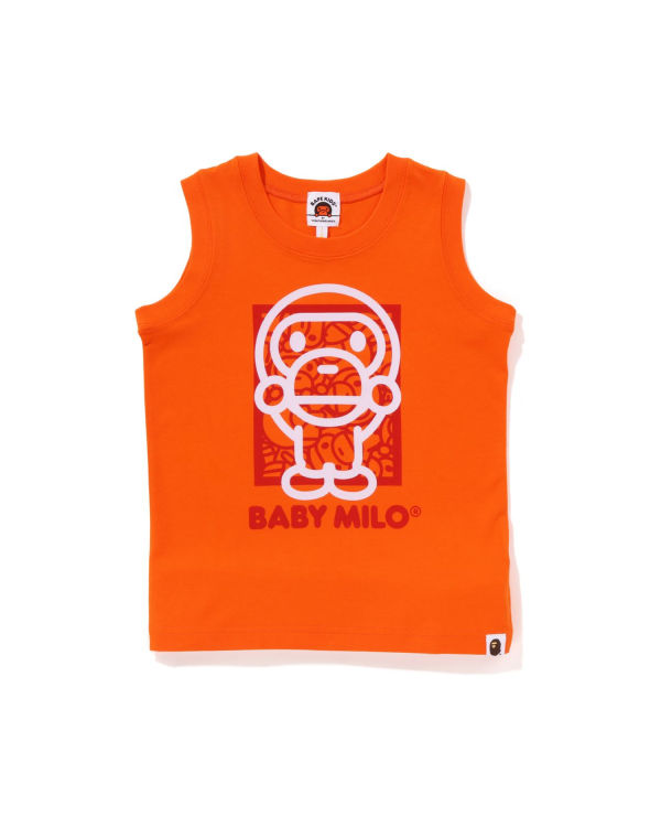 Bape Milo Vesty Detske Oranžové | SK-4106