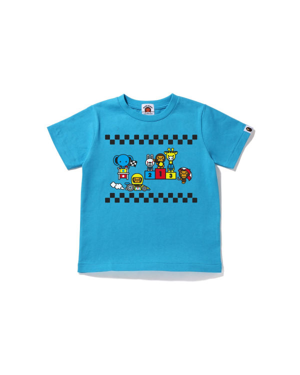 Bape Milo Zavodne #3 Tricko Detske Modre | SK-8065