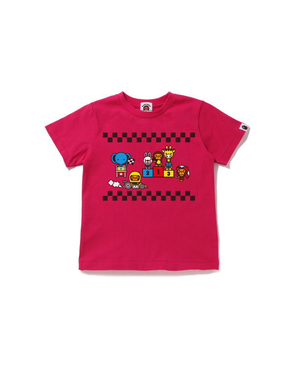 Bape Milo Zavodne #3 Tricko Detske Ruzove | SK-0375